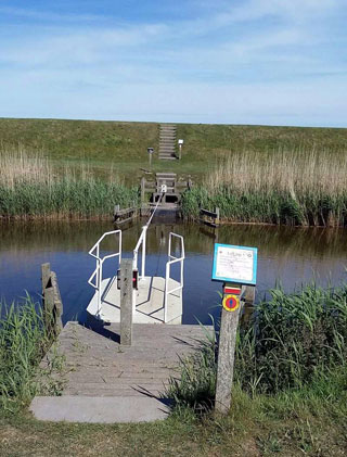 fietspontje over het kanaal